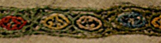 Toile brodée de la fin du XIe siècle